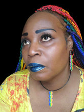 Load image into Gallery viewer, "Love 4 Pride" Necklace and Earring Jewelry Set