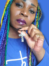 Load image into Gallery viewer, "Close to My Heart" Reversible Black Cross Necklace