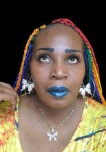 Load image into Gallery viewer, "Shimmer Wings" Butterfly Necklace and Earring Jewelry Set