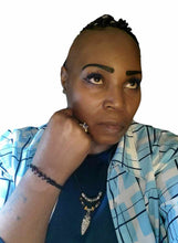 Load image into Gallery viewer, "Tribal Quest" Black Leather Necklace and Bracelet Jewelry Set