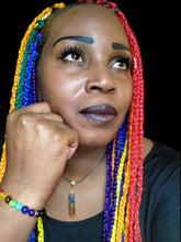 Load image into Gallery viewer, "Elements" Multicolor Necklace and Bracelet Jewelry Set