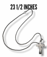 Load image into Gallery viewer, "Close to My Heart" Reversible Black Cross Necklace