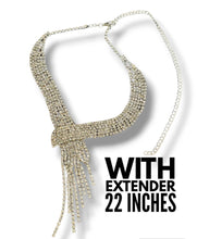 Load image into Gallery viewer, "The Glitz Factor" Shimmering Necklace and Earring Set