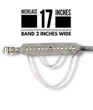 Load image into Gallery viewer, "Whip It" Black Leather Necklace and Bracelet Jewelry Set