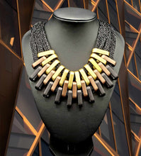 Load image into Gallery viewer, "Tantalizing Trifecta"-Tricolor Necklace and Earrings