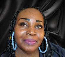 Load image into Gallery viewer, Favorite Jeans Hoop Earrings (Two Sizes to choose from)