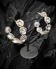 Load image into Gallery viewer, "Kiss of a Rose" Hoop Earrings