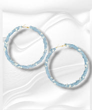 Load image into Gallery viewer, Favorite Jeans Hoop Earrings (Two Sizes to choose from)
