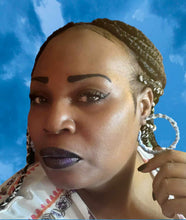 Load image into Gallery viewer, Favorite Jeans Hoop Earrings (Two Sizes to choose from)