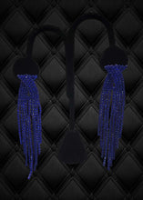 Load image into Gallery viewer, Royal Blue Waterfall Earrings