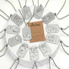 Load image into Gallery viewer, Reversible Tag Your Sign Necklaces (12 Styles to Choose From)