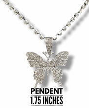 Load image into Gallery viewer, "Shimmer Wings" Butterfly Necklace and Earring Jewelry Set
