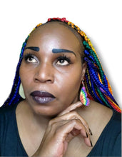 Load image into Gallery viewer, "Rainbow Wangs" Butterfly Earrings