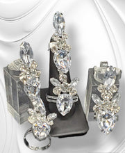 Load image into Gallery viewer, "Frost Bite" Knuckle to Knuckle Triple Ring Set