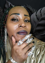 Load image into Gallery viewer, "Frost Bite" Knuckle to Knuckle Triple Ring Set