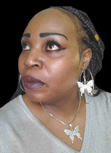 Load image into Gallery viewer, "Butterfly Kisses" Necklace and Earrings Jewelry Set