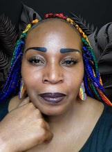 Load image into Gallery viewer, "Rainbow Wangs" Butterfly Earrings