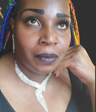 Load image into Gallery viewer, "The Glitz Factor" Shimmering Necklace and Earring Set