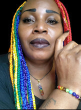 Load image into Gallery viewer, "Elements" Multicolor Necklace and Bracelet Jewelry Set