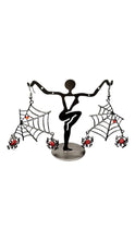 Load image into Gallery viewer, "Black Widow" Necklace and Earring Black Jewelry set