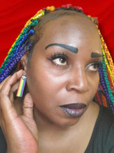 Load image into Gallery viewer, "Inclusive" Multicolor Wood Earrings