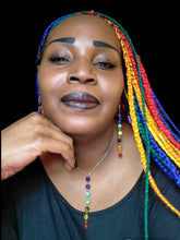 Load image into Gallery viewer, "Universe" Multicolor Necklace, Earring, and Bracelet Jewelry Set