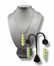Load image into Gallery viewer, "Love 4 Pride" Necklace and Earring Jewelry Set