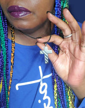 Load image into Gallery viewer, "Close to My Heart" Reversible Black Cross Necklace