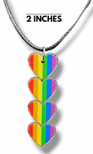 Load image into Gallery viewer, "Love 4 Pride" Necklace and Earring Jewelry Set