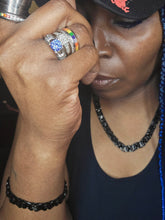 Load image into Gallery viewer, "Black and Mild" Necklace and Bracelet Jewelry Set