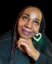 Load image into Gallery viewer, Open Hearted Heart Earrings (Assorted Colors)