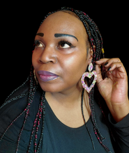 Load image into Gallery viewer, Open Hearted Heart Earrings (Assorted Colors)