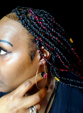 Load image into Gallery viewer, "Spread Your Wings" Hoop Earrings