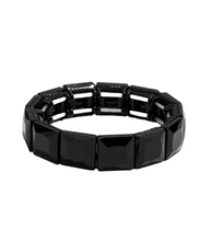 Load image into Gallery viewer, Black Ice Stretchy Bracelet