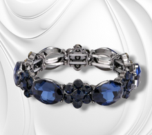 Load image into Gallery viewer, Blue Blitz Stretchy Bracelet