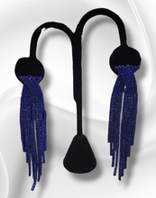 Load image into Gallery viewer, Royal Blue Waterfall Earrings