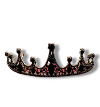 Load image into Gallery viewer, "Black Bling Queen" Head Crown