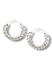 Load image into Gallery viewer, "Up In Chains" Hoops Earrings