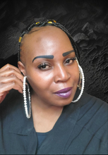 Load image into Gallery viewer, Blinged Out Deluxe Hoop Earrings (assorted colors to choose from)