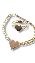 Load image into Gallery viewer, Heart Me Necklace and Bracelet Set