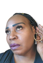 Load image into Gallery viewer, Bamboo Earrings, At Least 3 Pair Hoop Earrings (Set of 3)