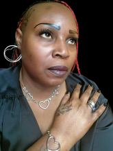 Load image into Gallery viewer, "Fashionable Flirt" Brown Heart Jewelry Set