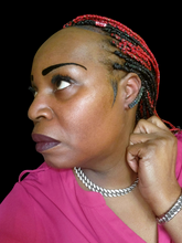 Load image into Gallery viewer, "Ice Rainbow" Multicolor Ear Crawler Earrings