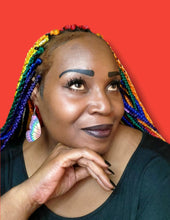 Load image into Gallery viewer, "Rainbow Wangs" Butterfly Earrings