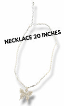 Load image into Gallery viewer, "Shimmer Wings" Butterfly Necklace and Earring Jewelry Set