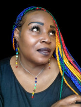 Load image into Gallery viewer, "Universe" Multicolor Necklace, Earring, and Bracelet Jewelry Set