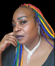 Load image into Gallery viewer, "The Glitz Factor" Shimmering Necklace and Earring Set