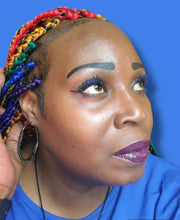 Load image into Gallery viewer, "Midnight Sparkle" Hoop Earrings