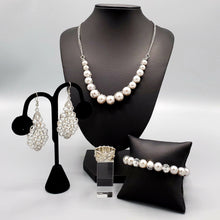 Load image into Gallery viewer, The FASHION Show Must Go On! Silver Pearl and Bling Custom Set