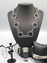 Load image into Gallery viewer, "Classic Combo" Silver TONE Jewelry set